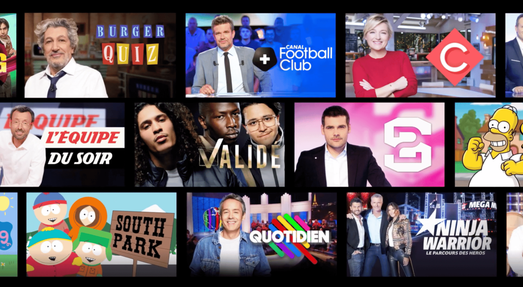 toutes les chaînes TV