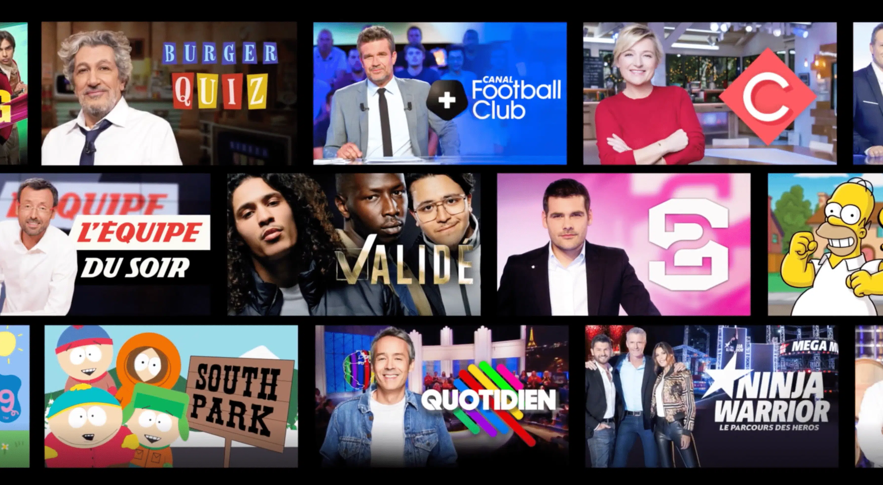 toutes les chaînes TV